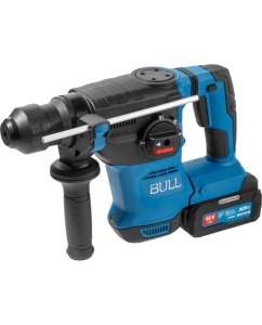 Купить Аккумуляторный перфоратор BULL CBH 1826 Xcase, XLTpro, бесщеточный, 18 В, 2.6 Дж, 26 мм, 1x4 А*ч, з/у 1333735  в E-mobi