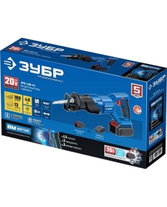 Купить Бесщеточная сабельная пила ЗУБР Профессионал 20В SPB-180-41  в E-mobi