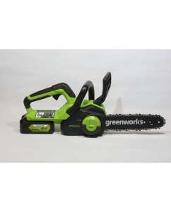 Купить Цепная аккумуляторная пила GreenWorks G24CS25K4 24 В, 4 А*ч 2007707UB  в E-mobi
