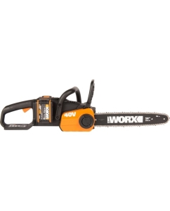 Купить Бесщеточная цепная аккумуляторная пила WORX 40 В, 2х2.0 А*ч, двойное ЗУ 2x2A WG384E  в E-mobi
