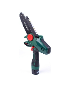 Купить Аккумуляторная цепная пила FAVOURITE Li-ion, 16.8 В, 2 Ач, 6 м/с, 16 см/6,3&quot;, 1/4&quot;, звеньев 37, кейс, ЗУ, 2*АКБ 2 Ач BSC 6020  в E-mobi