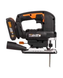 Купить Аккумуляторный бесщеточный лобзик WORX 20 В, 2.5 Ачх1, ЗУ 2 А, кейс WORX WX542  в E-mobi
