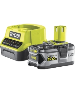 Купить Набор Ryobi ONE+ RC18120-150 5133003366 аккумулятор (18 В; 5.0 А*ч; Li-Ion) и зарядное устройство RC18120 в E-mobi