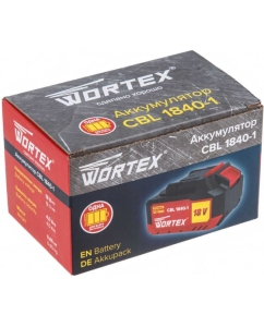 Купить Аккумулятор CBL 1840-1 ALL1 18 В, 4 А*ч, Li-Ion WORTEX 0329187  в E-mobi
