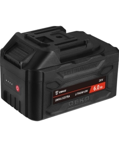 Купить Аккумулятор DEKO UNV6.0 EXTRA, Li-ion, 20В, 6.0А_ч, с повышенной токоотдачей 063-4498 в E-mobi