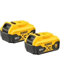 Купить Аккумулятор Dewalt DCB184P2, Li-Ion, 18 В, 5 Ач, 2 шт. DCB184P2-XJ в E-mobi