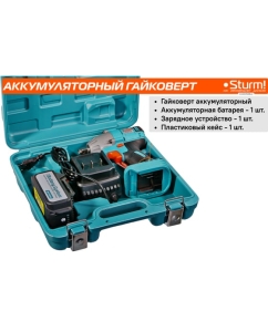 Купить Аккумуляторный гайковерт Sturm 1BatterySystem CD20350BLC  в E-mobi