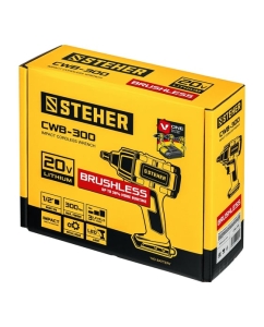 Купить Бесщеточный гайковерт STEHER 20В, без АКБ CWB-300  в E-mobi