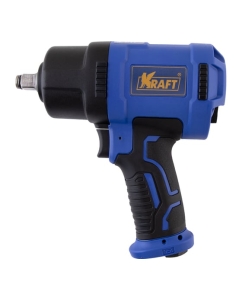 Купить Пневматический ударный гайковерт KRAFT 1/2 1450 н.м., в кейсе с головками KT 707014  в E-mobi