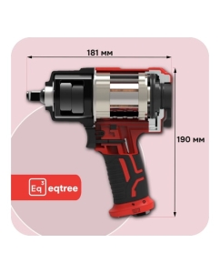 Купить Гайковерт ударный eqtree 1/2 1560Нм PT1256  в E-mobi
