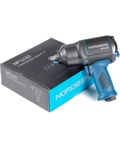 Купить Ударный пневмогайковерт NORDBERG 1/2", 1300Нм, флажковый переключатель усилия NP14102  в E-mobi