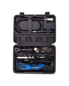 Купить Гравер электрический ручной с набором аксессуаров Forsage (130W, 220V, 10000-32000об/мин, цанга 2.3, 3.2мм) в кейсе F-GM10-150E(28422)  в E-mobi