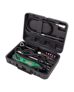 Купить Гравер электрический Rockforce 130Вт, 10000-35000об/мин, в комплекте с аксессуарами, набор 25 предметов RF-GM10-150E(61456)  в E-mobi