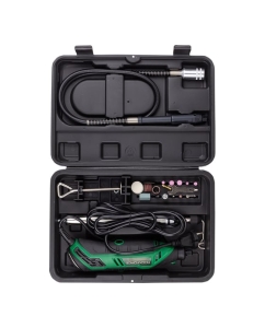 Купить Гравер электрический Rockforce 130Вт, 10000-35000об/мин, в комплекте с аксессуарами, набор 25 предметов RF-GM10-150E(61456)  в E-mobi