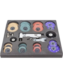 Купить Пневмозачистная машинка Rockforce с комплектом аксессуаров RF-ST-7733MK  в E-mobi