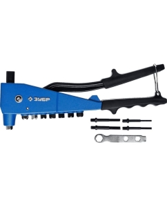 Купить Комбинированный литой заклепочник в кейсе ЗУБР Профессионал К-М6 2 вида заклёпок 31196_z01  в E-mobi