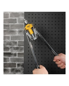 Купить Двуручный заклепочник DELI DL2320 430 мм, CrMo, диаметр заклепок 3.2, 4.0, 4.8 мм, прорезиненные рукояти 133034  в E-mobi