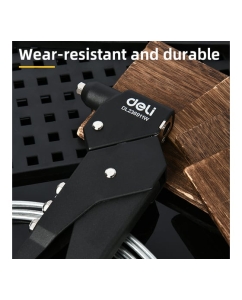 Купить Ручной заклепочник поворотный DELI 260мм DL236911W (поворот 0-360 град, диаметр 2,4/ 3,2/ 4,0/ 4,8 мм) 167848  в E-mobi