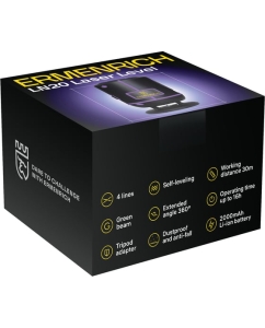 Купить Лазерный уровень Ermenrich LN20, фиолетовый 84087  в E-mobi