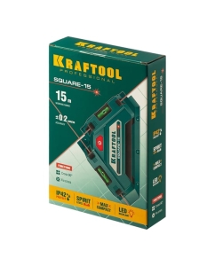 Купить Лазерный угольник для кафеля KRAFTOOL Square-15 34705  в E-mobi