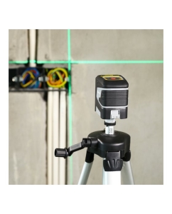 Купить Лазерный самовыравнивающийся уровень DEKO DKLL12 SET 2 со штативом 1 м (2 линии, зеленый луч) 065-0100  в E-mobi