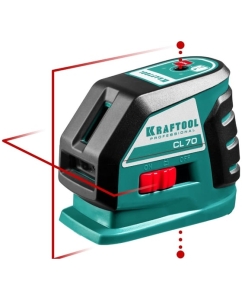 Купить Лазерный линейный нивелир KRAFTOOL CL-70-4 34660-4  в E-mobi