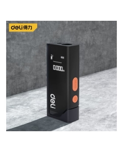 Купить Лазерный дальномер DELI Home Series Black DL331150 диапазон 0,05-50м, точность +/-3мм, 370 мАч, OLED дисплей, Type-C 170182  в E-mobi