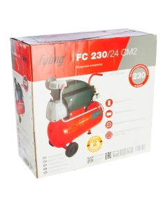 Купить Компрессор FUBAG FС 230/24 CM2 230 л/мин, 24л, 8бар, 1.5кВт, 61431378  в E-mobi
