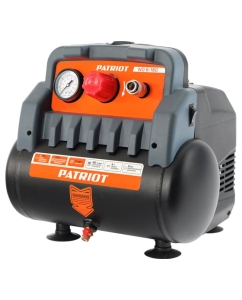 Купить Поршневой безмасляный компрессор PATRIOT WO 6-180, 180 л/мин, 1.1 кВт, 525301910  в E-mobi