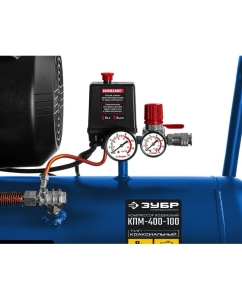 Купить Воздушный масляный компрессор ЗУБР Профессионал 400 л/мин, 100 л, 2200 Вт, КПМ-400-100  в E-mobi