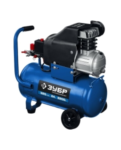 Купить Воздушный масляный компрессор ЗУБР Профессионал 320 л/мин, 24 л, 2200 Вт КПМ-320-24  в E-mobi