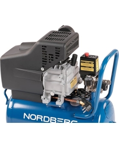 Купить Компрессор поршневой NORDBERG 220 В, ресивер 24 л, 240 л/мин NCE25/241  в E-mobi