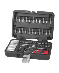 Купить Набор инструментов Gigant Professional 1/4" 57 предметов, Сталь Cr-V, GPS 57  в E-mobi