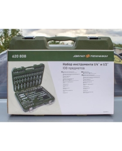 Купить Набор инструмента 1/2, 1/4 108 предметов ДТ/3 Дело Техники 620808  в E-mobi
