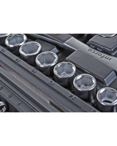 Купить Набор инструментов Inforce 85 предметов 1/2", 1/4" Inforce, Сталь Cr-V, Профессиональный, 06-07-14  в E-mobi