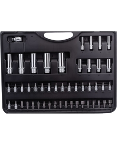 Купить Набор головок и приспособлений FORCE 108 предметов 12 гранные 1/2, 1/4 41082R-9  в E-mobi