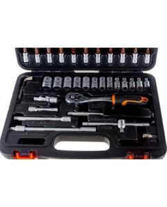 Купить Набор торцевых головок и бит 46 предметов Gigant, Сталь Cr-V, GAS 46  в E-mobi