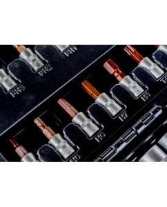 Купить Набор торцевых головок и бит 46 предметов Gigant, Сталь Cr-V, GAS 46  в E-mobi