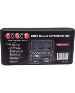 Купить Набор инструмента с 6-тигранными головками 29 предметов FORCE 2292  в E-mobi