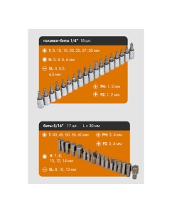 Купить Набор инструмента FORSTIME 1/2", 1/4" 6гр. 4-32 мм, 108 предметов FT-41082-5(52553)  в E-mobi