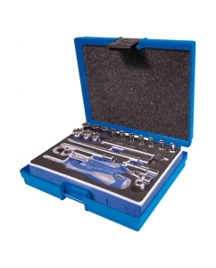 Купить Набор шестигранных торцевых головок с принадлежностями KING TONY 1/4" 4-14 мм 21 предмет 2524MRV  в E-mobi