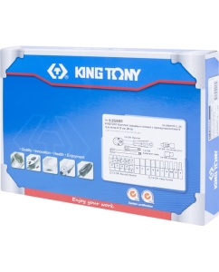 Купить Набор торцевых головок 1/4" с принадлежностями (ложемент, 26 предметов) KING TONY 9-2526MR  в E-mobi