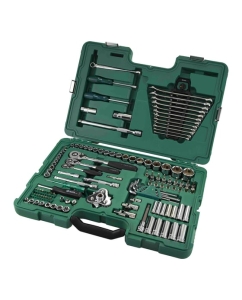 Купить Универсальный набор инструмента 128 шт, 1/4, 3/8 и 1/2 DR Sata S09014A  в E-mobi