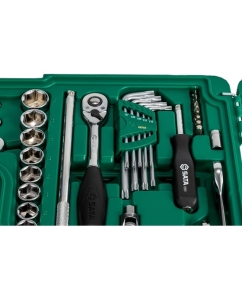 Купить Набор инструментов ключей и торцевых головок для автомеханика 59шт Sata S09509  в E-mobi