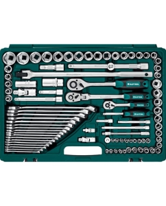 Купить Универсальный набор инструмента KRAFTOOL Extrem-142 142 предм. (1/2"+3/8"+1/4") 27889-H142  в E-mobi