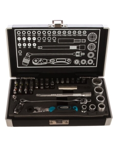 Купить Набор бит и головок торцевых GROSS 1/4", карданный ключ, трещотка, адаптер, S2 37 шт. 11625  в E-mobi