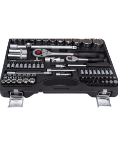 Купить Набор инструментов FORCE 82 предмета 12 гранные головки 1/4, 1/2 4821R-9  в E-mobi