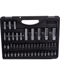 Купить Набор инструментов FORCE 94 предмета с универсальными 6-гранными головками для целых и сорванных граней (SL) 1/4 1/2 4941R  в E-mobi