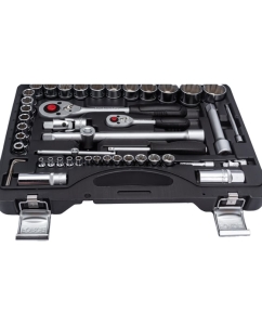 Купить Набор инструментов FORCE 94 предмета с универсальными 6-гранными головками для целых и сорванных граней (SL) 1/4 1/2 4941R  в E-mobi