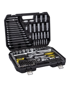 Купить Набор инструмента ЭВРИКА 1*2"&amp;1*4"&amp;3*8", DR, 6-гранный, 216 предмет ER-80216  в E-mobi